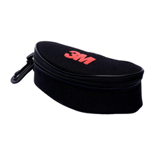 3MBELGIUM 7000032497 BRILLENETUI ZWART MET RITS