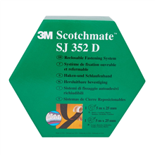 3MBELGIUM 7000070522 SET VELCRO HOOK/LOOP 25MMX5M