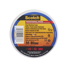 3MBELGIUM 7100238733 35 SCOTCH PVC BLAUW 19MM X 20M