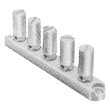 ABB 4TBS600525C0200 KLEMMENSTEUN MET KAPKLEMMEN 16