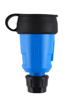 ABL 100000093 KOPPELSTEKKER 2P+A BLAUW