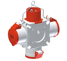 BALS 54567 CEE 1X 5P 32A 400V + 3 X CEE 5