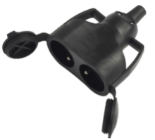 BIZLINE BIZ 700932 STOPCONTACT 2X RUBBER