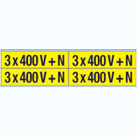 BRADY 251974 VOLTAGE MARKERS CV 3X400V+N