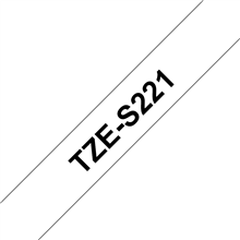 BROTHER TZE-S221 9 MM BLACK ON WHITE STRONG ADH