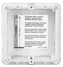 BTICINO T 350010 AVT - INBOUWDOOS 1 MODULE