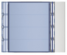 BTICINO T 352041 AVT-FRONTPL.VR.352000 4 DRKN.