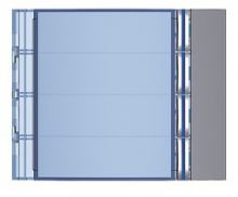 BTICINO T 352043 AVT - FRONTPLAAT VOOR 352000