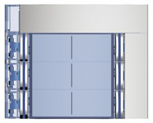 BTICINO T 352161 FRONTPL.VR.352100 ALL METAL 6T