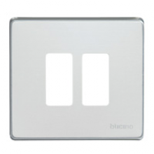 BTICINO T 500/2/X AFDEKPLAAT 2 MODULES VOOR 502E