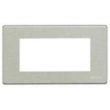 BTICINO T 504/4A/AL AFDEKPLAAT 2 VIERKANTE MODULES