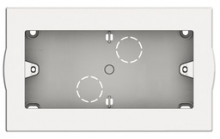 BTICINO T 504BI LL-OPBOUWDOOS 4 MOD WIT