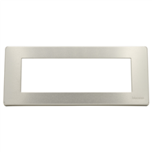 BTICINO T 506L/6A/R AFDEKPLAAT 3 VIERKANTE MODULES