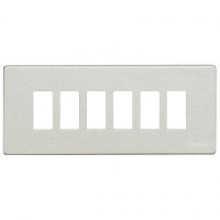 BTICINO T 506L/6/R AFDEKPLAAT 6 MODULES IVOORKLEU