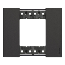 BTICINO T KA4802KG LNOW AFDEKPL. 2 MOD ZWART