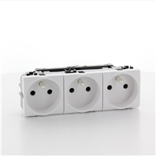 BTICINO T N4142M3AN LL DRIEVOUD VOORBEK STOPC WIT