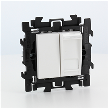 BTICINO T N4279C6SS LL COMPLEET RJ45 +BLINDE TOETS