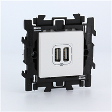 BTICINO T N4285C2S LL COMPLEET DUBBELE USB-LADER