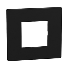 BTICINO T YA4802DD LIGHTN AFDEKPLAAT 2 MOD ZWART