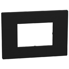 BTICINO T YA4803DD LIGHTN AFDEKPLAAT 3 MOD ZWART