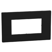 BTICINO T YA4804DD LIGHTN AFDEKPLAAT 4 MOD ZWART