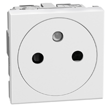 BTICINO T YW4142AF LIGHTN VLAKKE CONTACTDOOS 2P+A