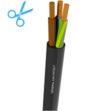 CABLES WITH CPR H07ZZF4G10 H07ZZ-F CCA S1B-A1 4G10 450/75