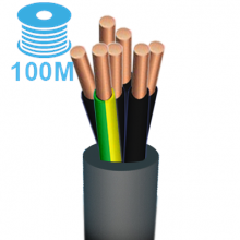 CABLES WITH CPR LIYYJZ7X1R100 LIYY-CCA JZ-7X1 300/500V