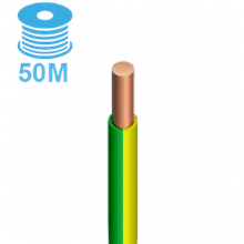 CABLES WITH CPR VOB6GYR50 H07V-U ECA 6 MM2 450/750V