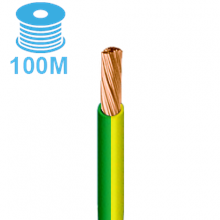 CABLES WITH CPR VOBS6GYR100EUP H07V-K ECA 6 MM2 450/750V