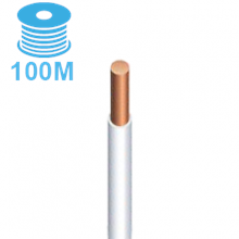 CABLES WITH CPR VTB1WHR100 H05V-U ECA 1 MM2 300/500V