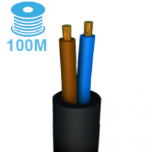 CABLES WITH CPR VTMB2X1BKR100 H05VV-F ECA 2X1 300/500 V