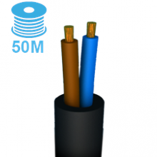 CABLES WITH CPR VTMB2X1BKR50 H05VV-F ECA 2X1 300/500 V