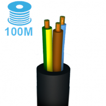 CABLES WITH CPR VTMB3G1BKR100 H05VV-F ECA 3G1 300/500 V