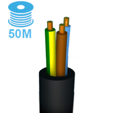 CABLES WITH CPR VTMB3G1BKR50 H05VV-F ECA 3G1 300/500 V