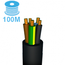 CABLES WITH CPR VTMB5G1BKR100 H05VV-F ECA 5G1 300/500V