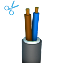 CABLES WITH CPR XVB2X10 XVB-CCA 2X10 0