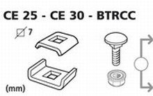 CABLOFIL CM558014 KOPPELPLAAT CE 25 IN316 L