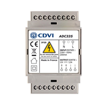 CDVI BENELUX F0305000004 VOEDING MODULAIR 12VDC 3