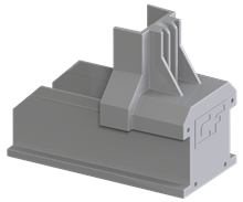 CLICKFIT 1008060 EVO-MONTAGERAIL EINDKAP GRIJS