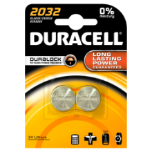 DURACELL 5000394203921 2X BAT LITHIUM DL2032 3V