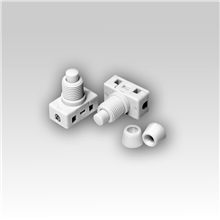 ELECTROPLAST 6238 DRUKSCHAKELAAR 2A/250V M10 WIT