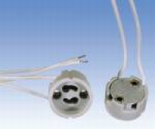 ELIMEX 60293 PORCELAIN SOCK W 20CM WIRE 5PC