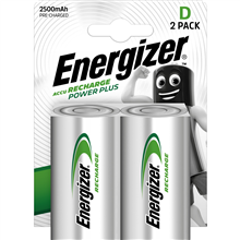 ENERGIZER 2/HR20 2 BAT D 2500 MAH