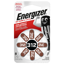 ENERGIZER 8EZ312TL 8 BAT PR41 130MAH TURN&LOCK