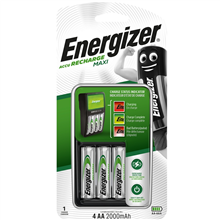 ENERGIZER MAXI2000 1 CHARGER 4 X AA 2000 MAH
