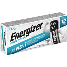 ENERGIZER MAXPAAABP20 ENERGIZER MAX PLUS LR03 AAA BP
