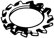 FABORY 51456160001 WASHER LOCK EXTERNAL TOOTH