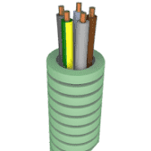 FLEX 16P15Z1U5G15AH4 LSOH HO7Z1-U 5G1