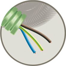 FLEX HF3G15 GREEN FLEX +HO7Z1-U 3G1